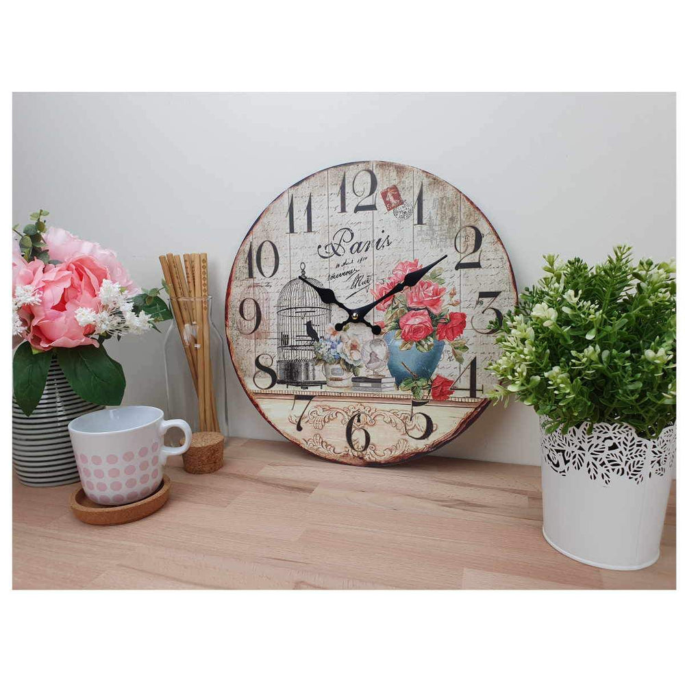 Victory Adalene Paris Wall Clock 34cm CBA 423C 2