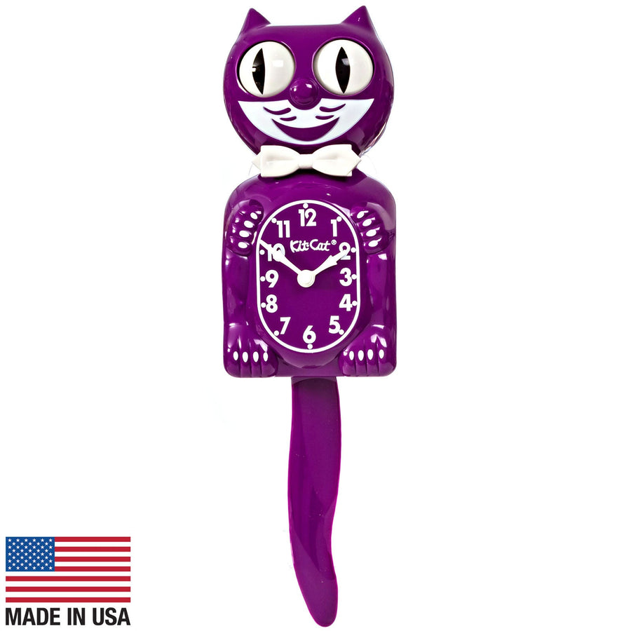 Kit Cat Klocks Boysenberry Gentleman Wall Clock 40CM OPBC-49 1